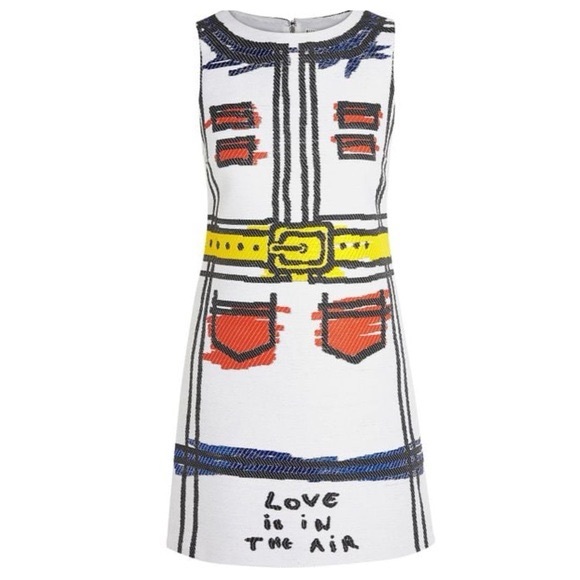 Alice + Olivia Trompe de L’Oeil Love is in the Air dress size 2 - Picture 4 of 16